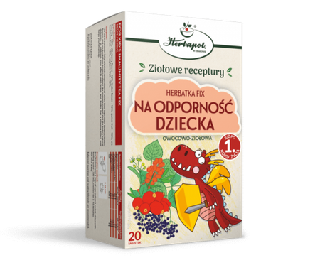 HERBATKA NA ODPORNOŚĆ DZIECKA 20SASZETEK(HERBAPOL)