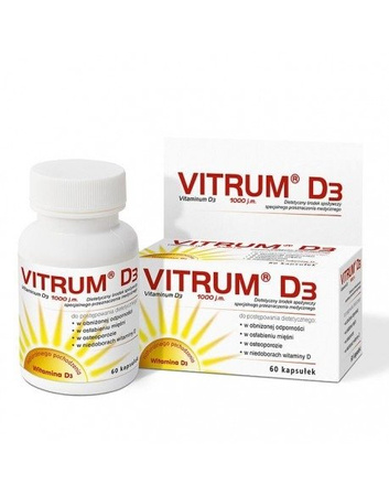 Vitrum D3 1000 j.m. 60 kapsułek