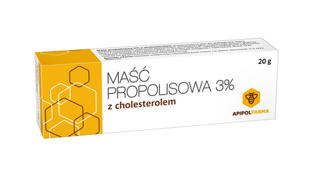 MAŚĆ PROPOLISOWA 3% Z CHOLESTEROLEM 20G 