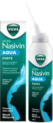 Vicks Nasivin Aqua Forte, izotoniczna woda do nosa, 120 ml