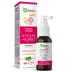EkaMedica Witamina Junior A+D3+E+K2Mk7 w sprayu 30 ml
