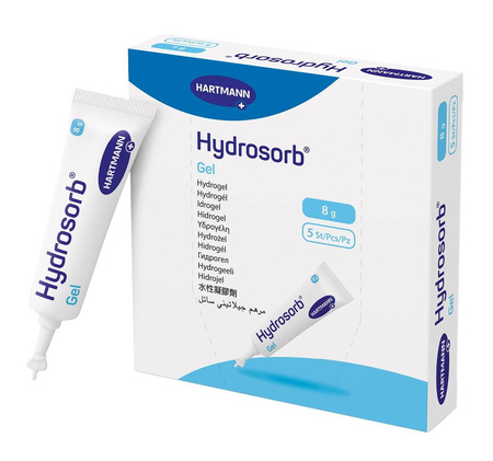 Hydrosorb Gel,  żel jałowy, 5 sztuk po 8 g