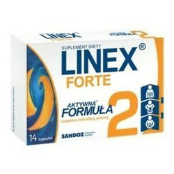 Linex Forte, probiotyk, 14 kapsułek
