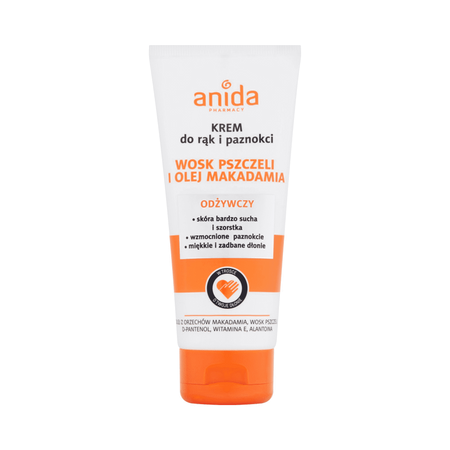 ANIDA KREM D/RĄK WOSK PSZCZELI, OL.MAKADAMIA 100ML