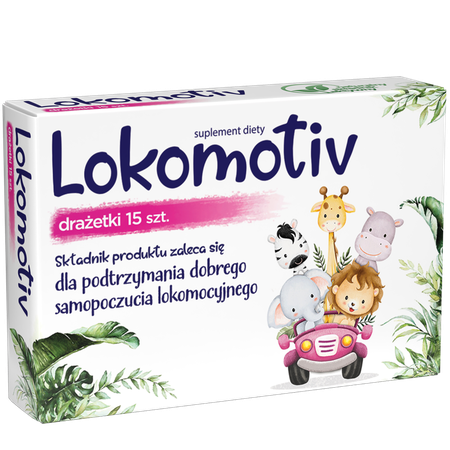 Lokomotiv drażetki 15 sztuk 