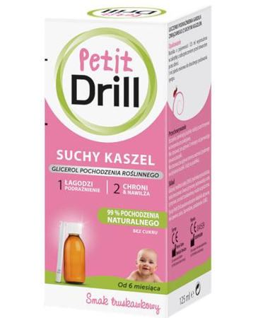 PetitDrill syrop na suchy kaszel 125 ml 