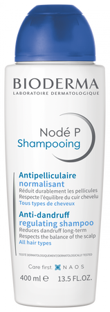 Bioderma Node P, Normalizujący szampon przeciwłupieżowy, 400 ml
