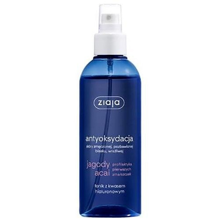 ZIAJA JAGODY ACAI TONIK Z KW.HIALURONOWYM 200ML