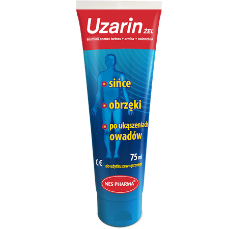 UZARIN ŻEL, na obrzęki i siniaki, 75ML
