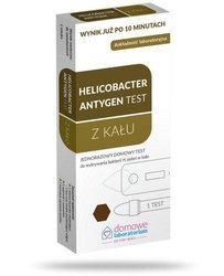 TEST HELICOBACTER ANTYGEN, z kału, 1SZTUKA