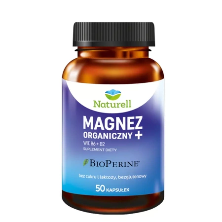 Naturell Magnez Organiczny+ 50 kapsułek