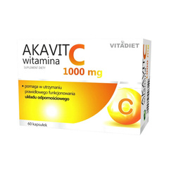 AKAVIT WITAMINA C 1000MG 60KAPSUŁEK