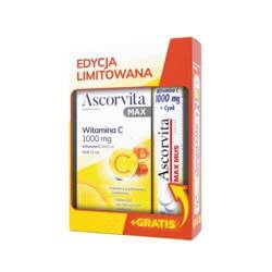 ASCORVITA MAX 30TABLETEK + 20TABLETEK MUSUJACYCH, ZESTAW