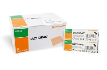 BACTIGRAS OPATRUNEK PARAFINOWY 5CMX5CM 1 SZTUKA