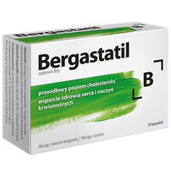 BERGASTATIL, na cholesterol, 30KAPSUŁEK