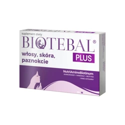 BIOTEBAL PLUS włosy, skóra, paznokcie 40TABLETEK