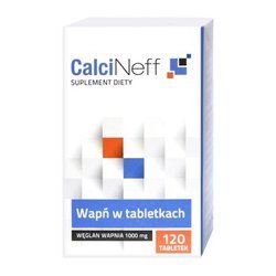 CALCINEFF WAPŃ W TABLETKACH 120 TABLETEK