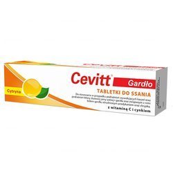 CEVITT GARDŁO CYTRYNA 20TABLETEK DO SSANIA