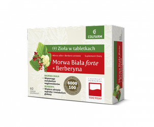 COLFARM MORWA BIAŁA FORTE+ BERBERYNA 60TABLETEK