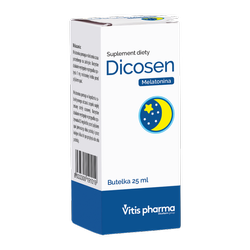 DICOSEN, melatonina, KROPLE 25ML