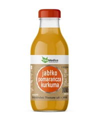 EKAMEDICA SOK JABŁKO, POMARAŃCZA, KURKUMA 300ML