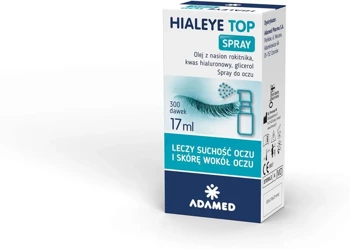 HIALEYE TOP SPRAY, na suchość oczu i skóry wokół oczu, 17 ML