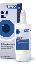 HYLO GEL, NAWILŻAJĄCE KROPLE DO OCZU 10ML