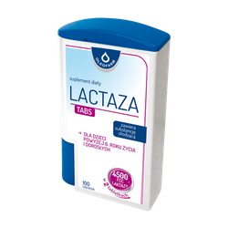 LACTAZA TABS, enzym laktaza, 100TABLETEK