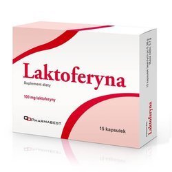 LAKTOFERYNA 100MG 15KAPSUŁEK