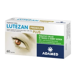 LUTEZAN PREMIUM PLUS, na dobry wzrok, 60KAPSUŁEK