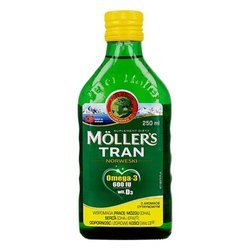 MOLLER'S TRAN NORWESKI,SMAK CYTRYNOWY 250ML 