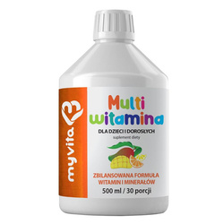 MYVITA MULTIWITAMINA PŁYN 500ML