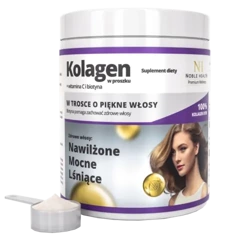 NOBLE HEALTH KOLAGEN + WITAMINA C Z BIOTYNĄ PROSZEK 100G