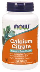 NOW FOODS CALCIUM CITRATE 100TABLETEK