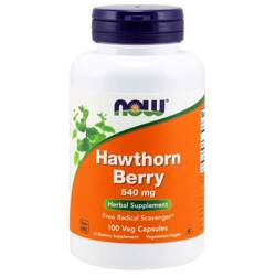 NOW FOODS HAWTHORN BERRY 540MG, głóg,100KAPSUŁEK