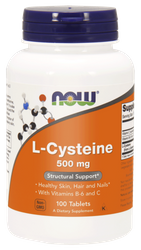 NOW FOODS L-CYSTEINE 500MG 100TABLETEK