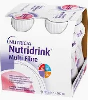 NUTRIDRINK MULTI FIBRE 4 X 125ML ( SMAK TRUSKAWKOWY)