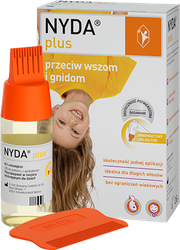 NYDA PLUS,przeciw wszom i gnidom, PŁYN 100ML