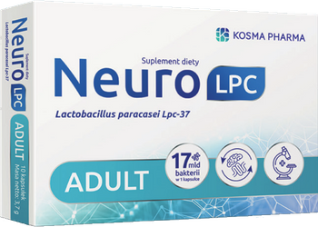 NeuroLPC ADULT, psychobiotyk na dobry nastrój, 20KAPSUŁEK