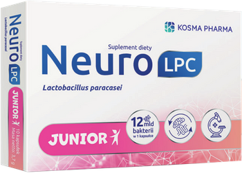 NeuroLPC JUNIOR, psychobiotyk na dobry nastój,  20KAPSUŁEK