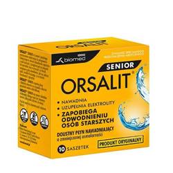 ORSALIT SENIOR, elektrolity, 10SASZETEK