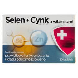 SELEN+CYNK Z WITAMINAMI 30TABLETEK