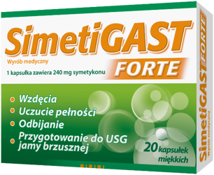 SIMETIGAST FORTE 240MG 20KAPSUŁEK