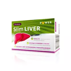 SLIMLIVER, trawienie, wątroba, 30TABLETEK