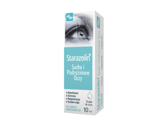 STARAZOLIN SUCHE I PODRAŻNIONE OCZY 10ML