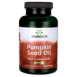 SWANSON PUMPKIN, OLEJ Z PESTEK DYNI 1000MG 100KAPS