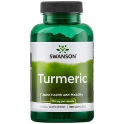 SWANSON TURMERIC 720MG, kurkuma,100KAPSUŁEK