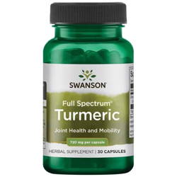 SWANSON TURMERIC 720MG,kurkuma, 30KAPSUŁEK