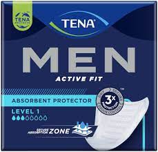 TENA MEN ACTIVE FIT, LEVEL1 WKŁADKI 24SZTUKI