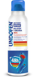 UNDOFEN AKTYWNY SPRAY DO STÓP I OBUWIA 48H 150ML